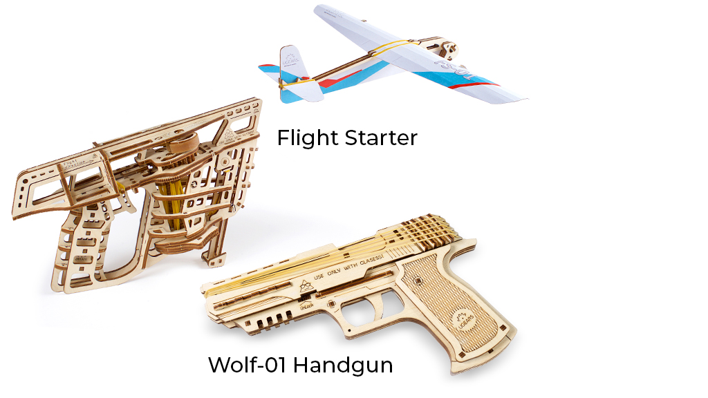 Wolf-01 Handgun and Flight Starter 2-in-1 Set